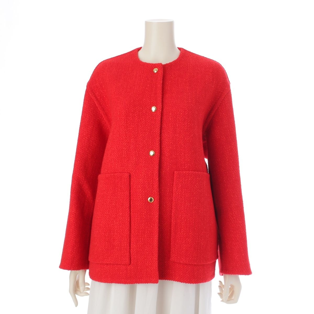 ドゥロワー 23AW WINTER2 ウール アクリル ナイロン ツイードケヌキ