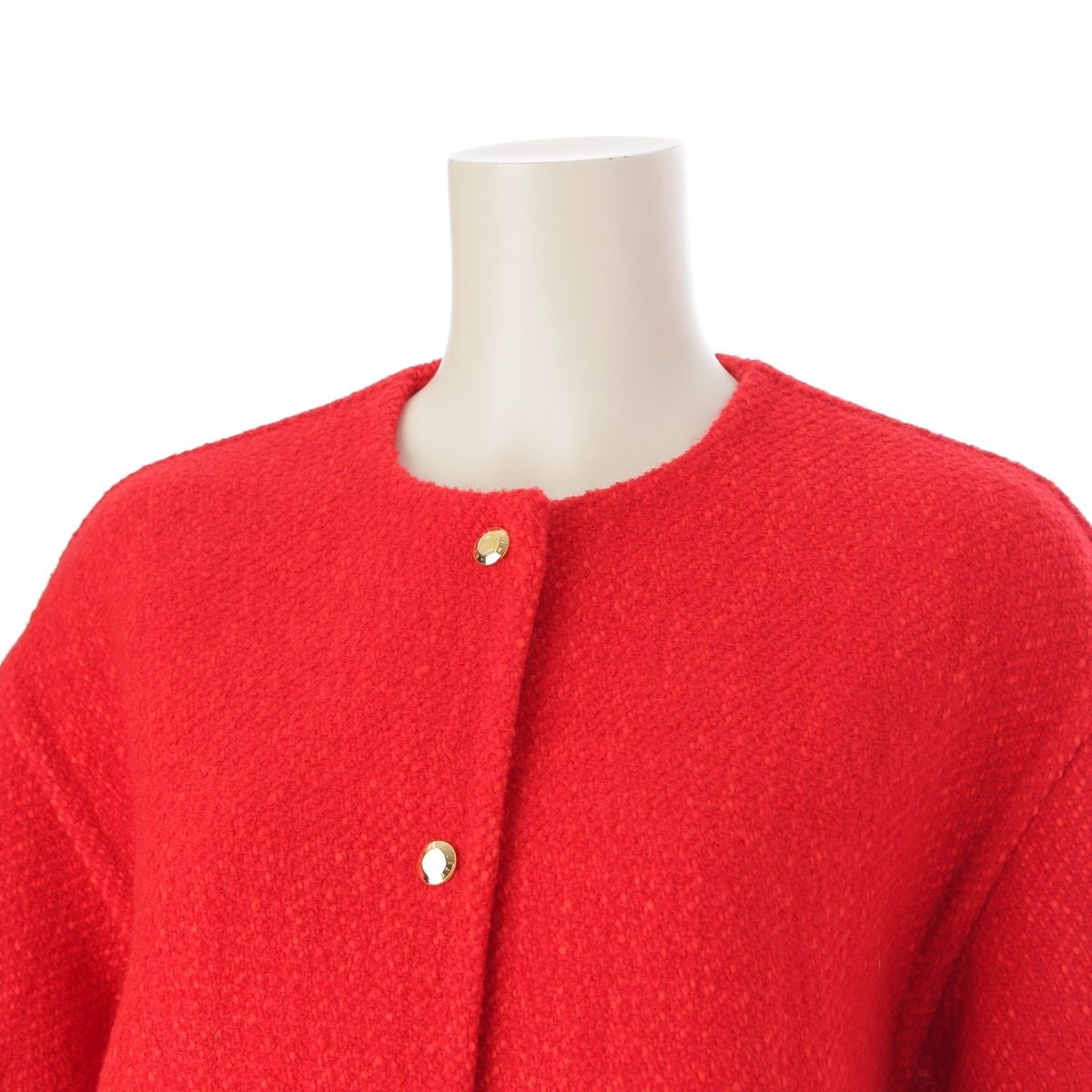 ドゥロワー 23AW WINTER2 ウール アクリル ナイロン ツイードケヌキ