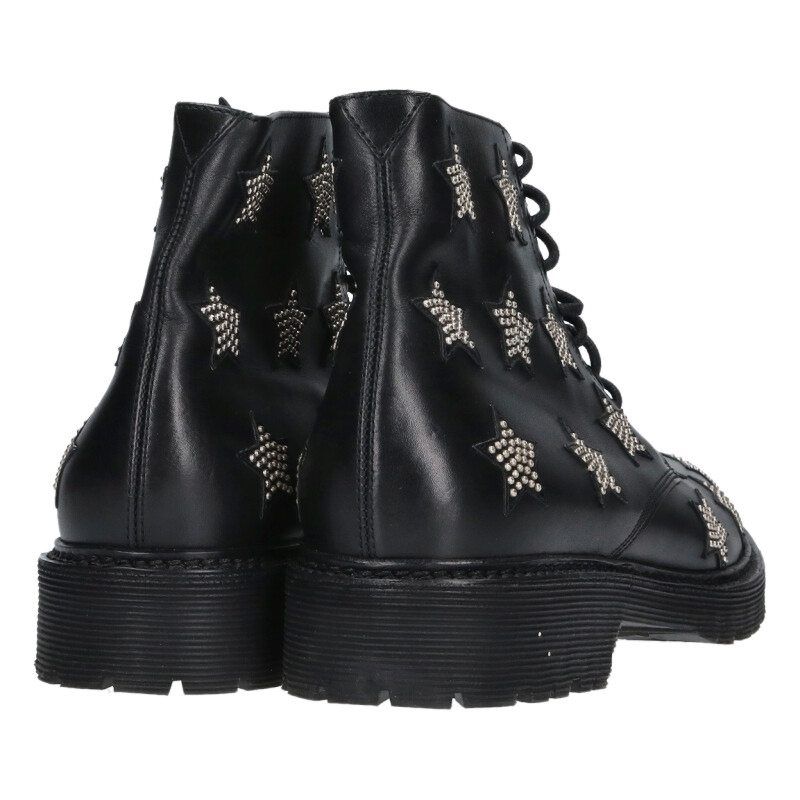 サンローランパリ 393729 スタースタッドレザーブーツ メンズ 39