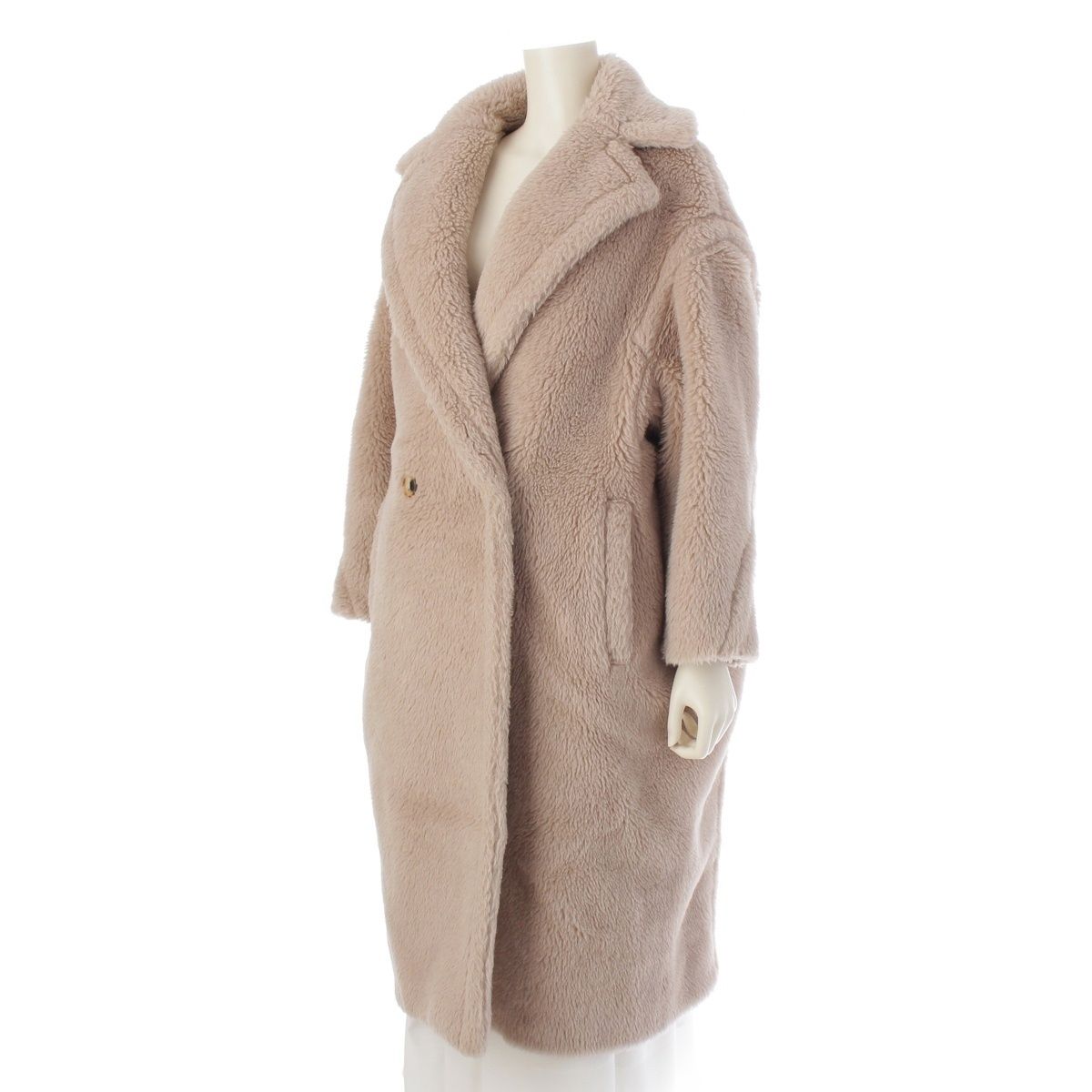 マックスマーラ アルパカ×ウール×シルク テディベア アイコン コート