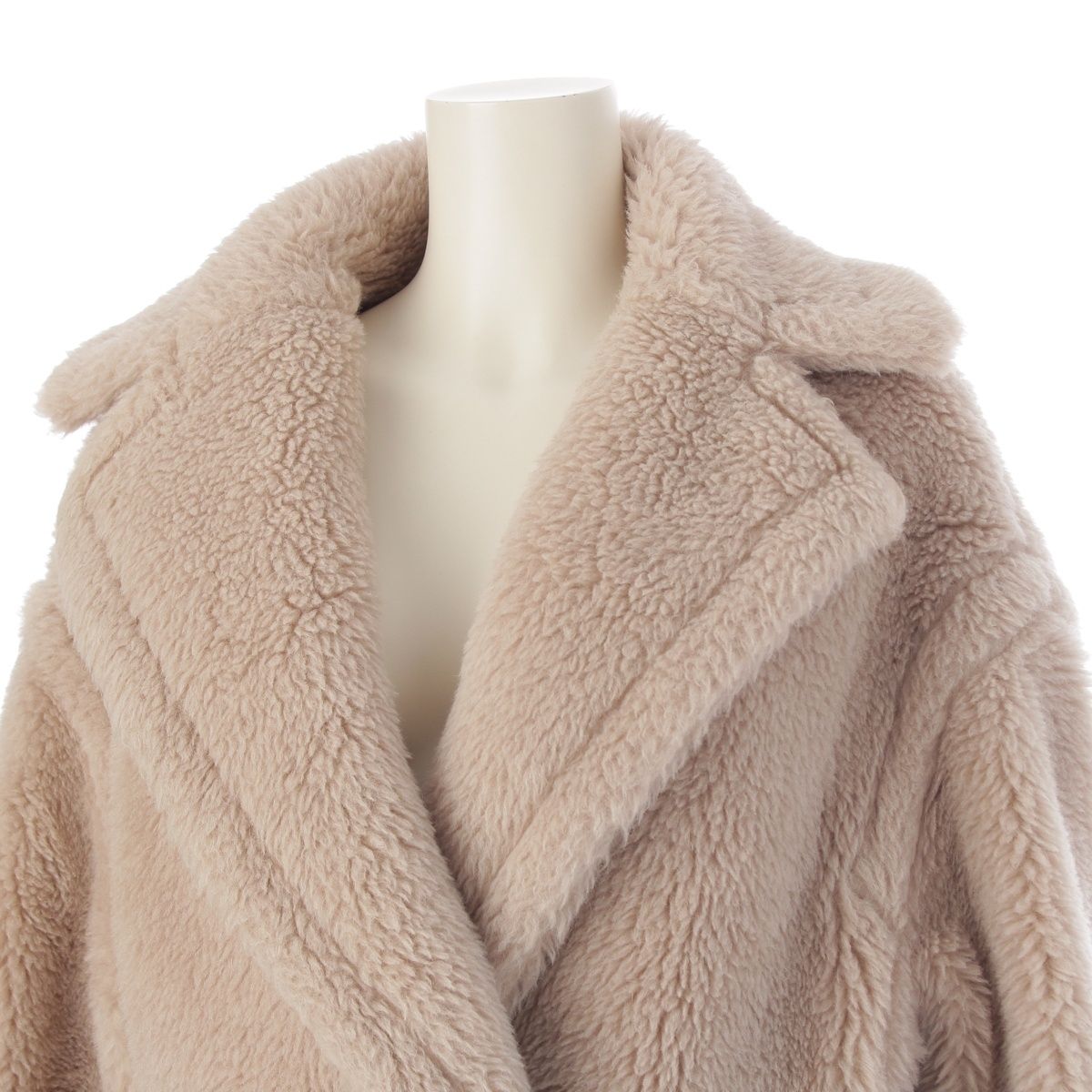 マックスマーラ アルパカ×ウール×シルク テディベア アイコン コート