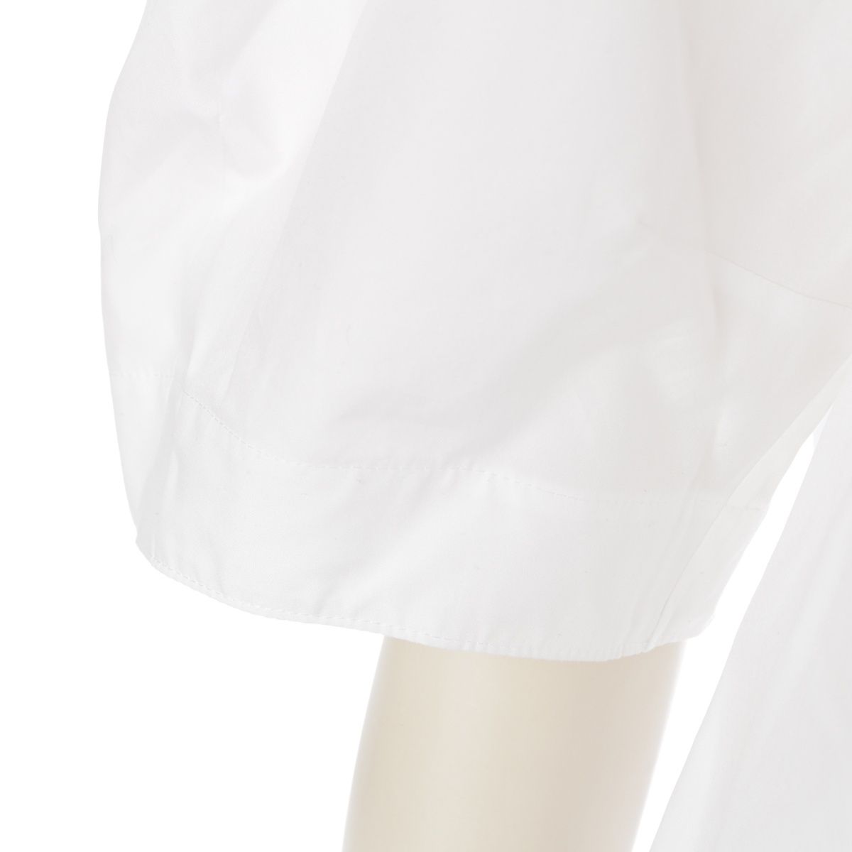 ドゥロワー コットン M.SUMMER3 オープンブザムノーカラー ブラウス