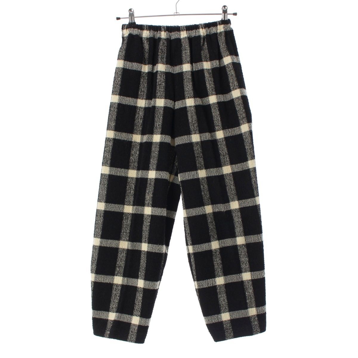 syuukka◆定価19800円◆新品タグ付◆ヤマダヤ 起毛チェックパンツ イッセイミヤケ ウール×ナイロン 筆タグ チェック パンツ ボトムス