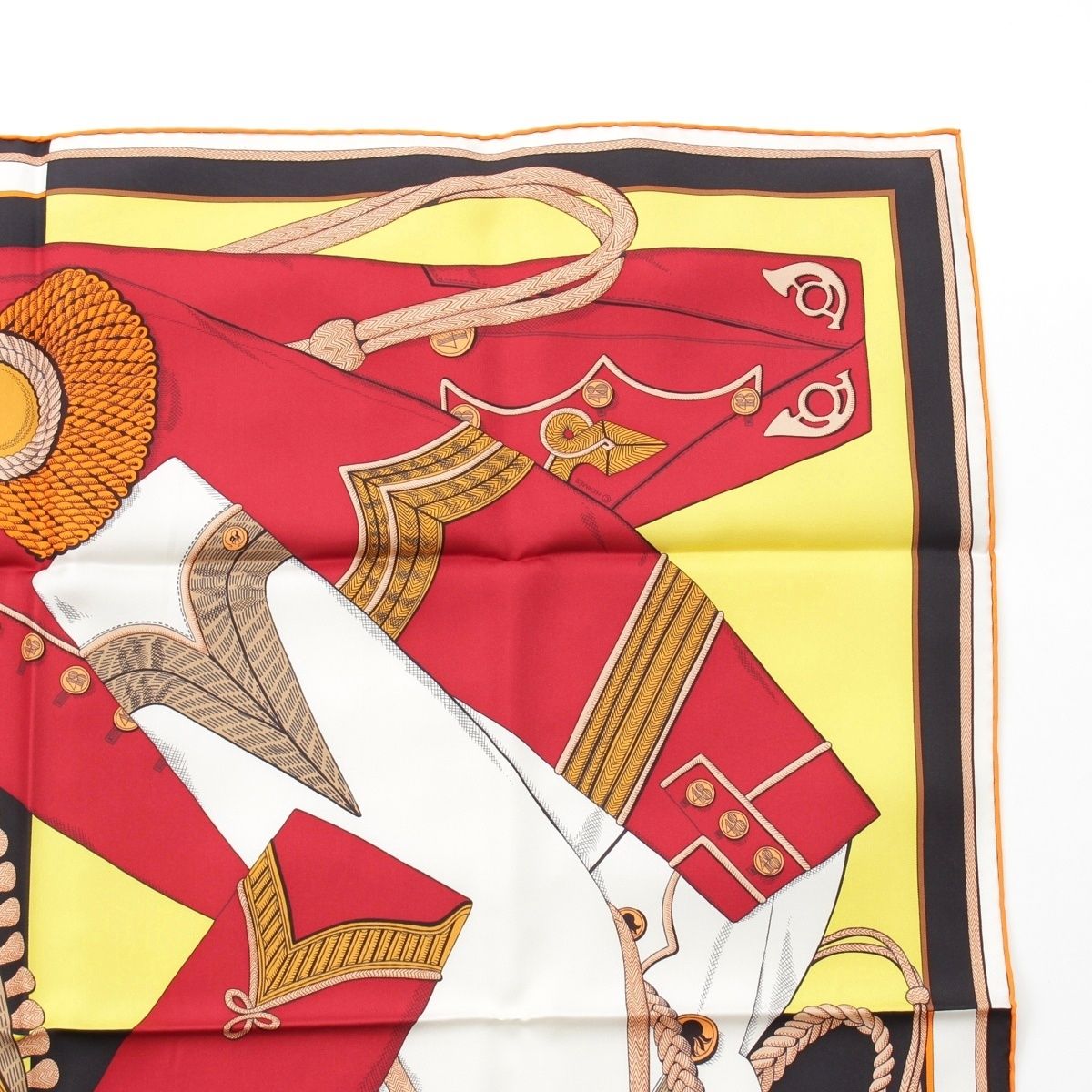 エルメス カレ90 シルク Zouaves et Dragons ズアヴとドラゴン