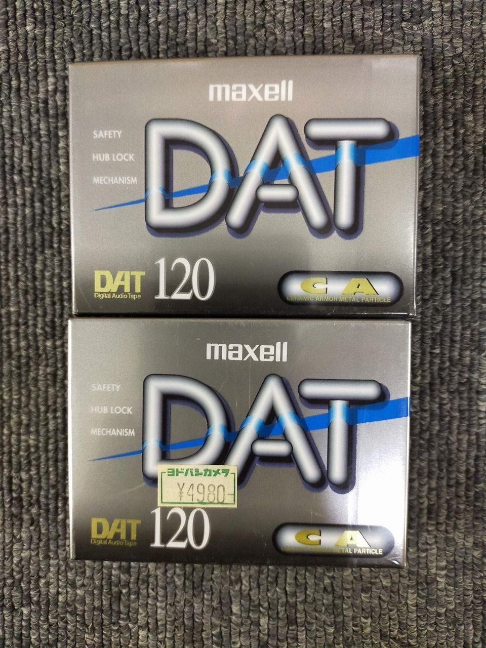 未使用2本セット】maxell DAT120 DM120D デジタルオーディオテープ 120