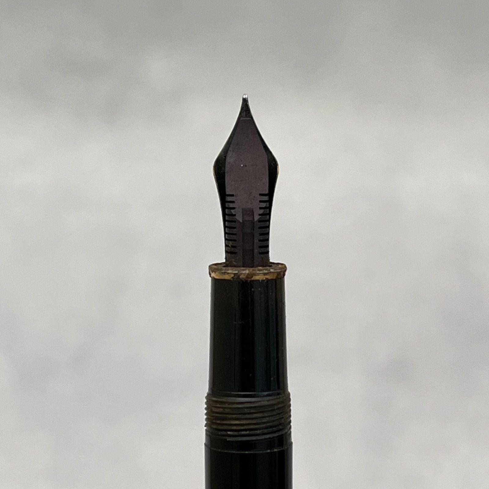 管2601-356】PLATINUM プラチナ 万年筆 #3776 14K 中字 ブラック