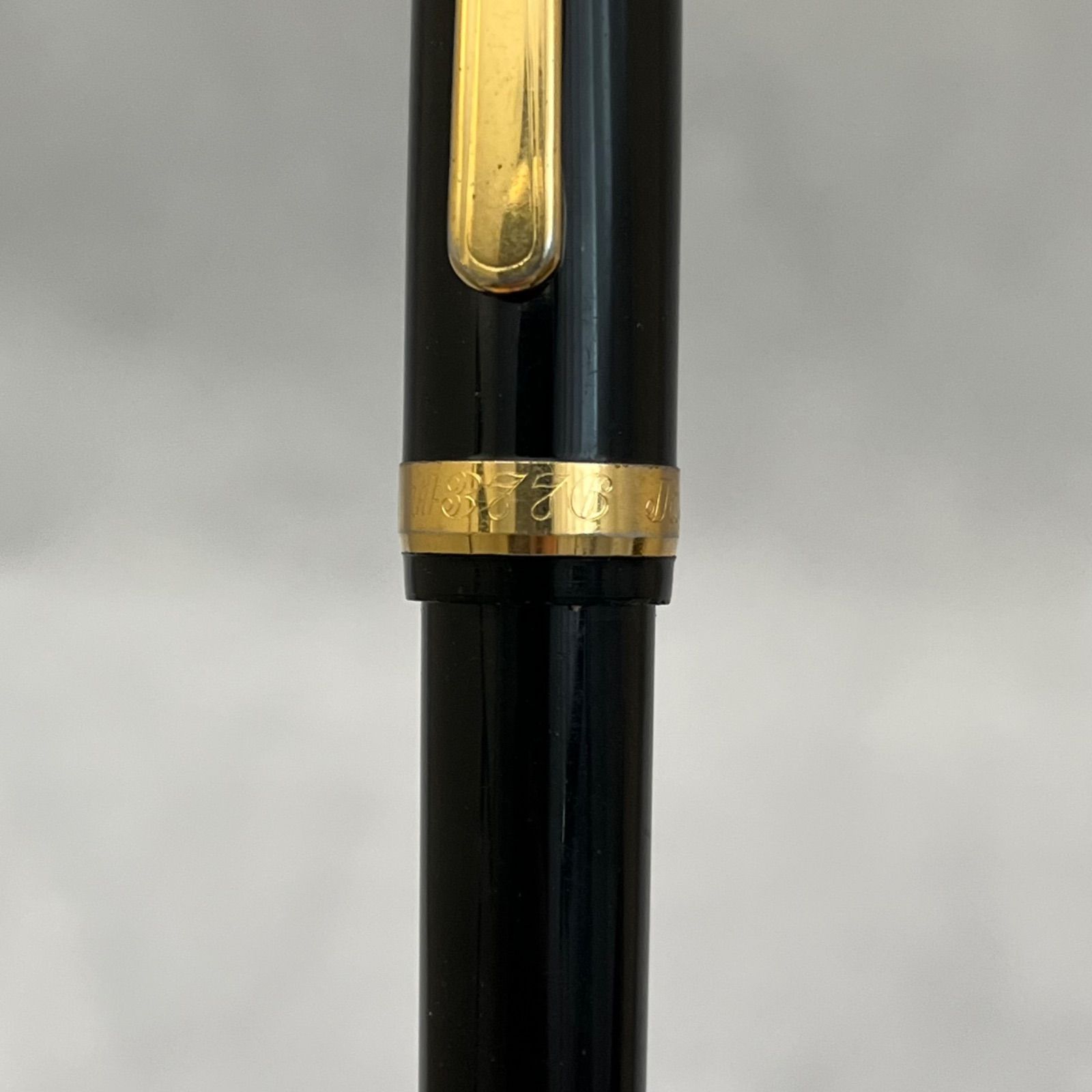 管2601-356】PLATINUM プラチナ 万年筆 #3776 14K 中字 ブラック