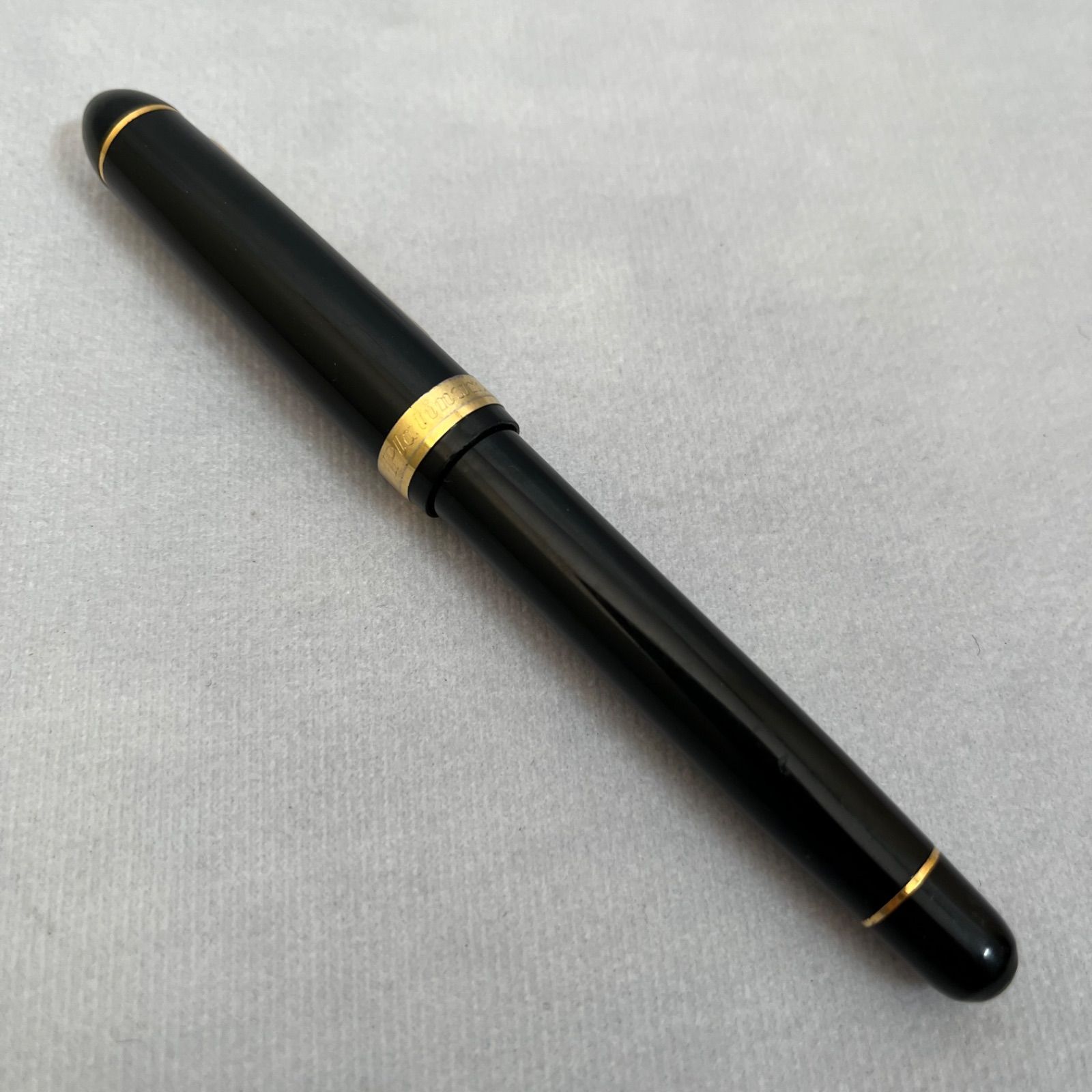 管2601 356 プラチナ 万年筆 3776 14 K 中字 ブラック ゴールド 筆記未