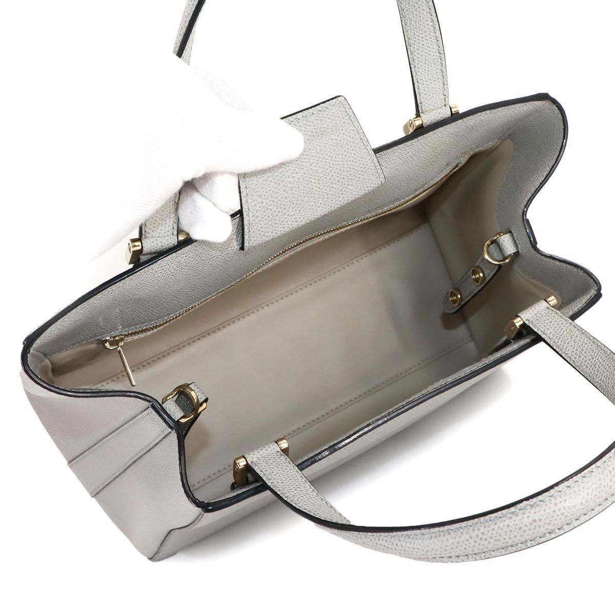 新品同様 ヴァレクストラ Valextra ミディアム トリエンナーレ 2way