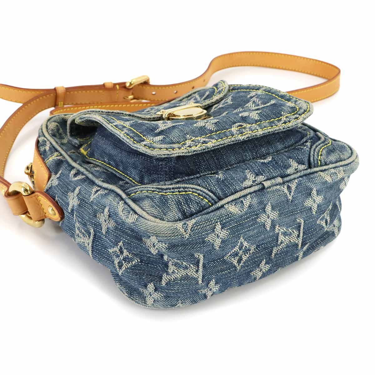 ルイ ヴィトン LOUIS VUITTON モノグラム デニム カメラ バッグ 