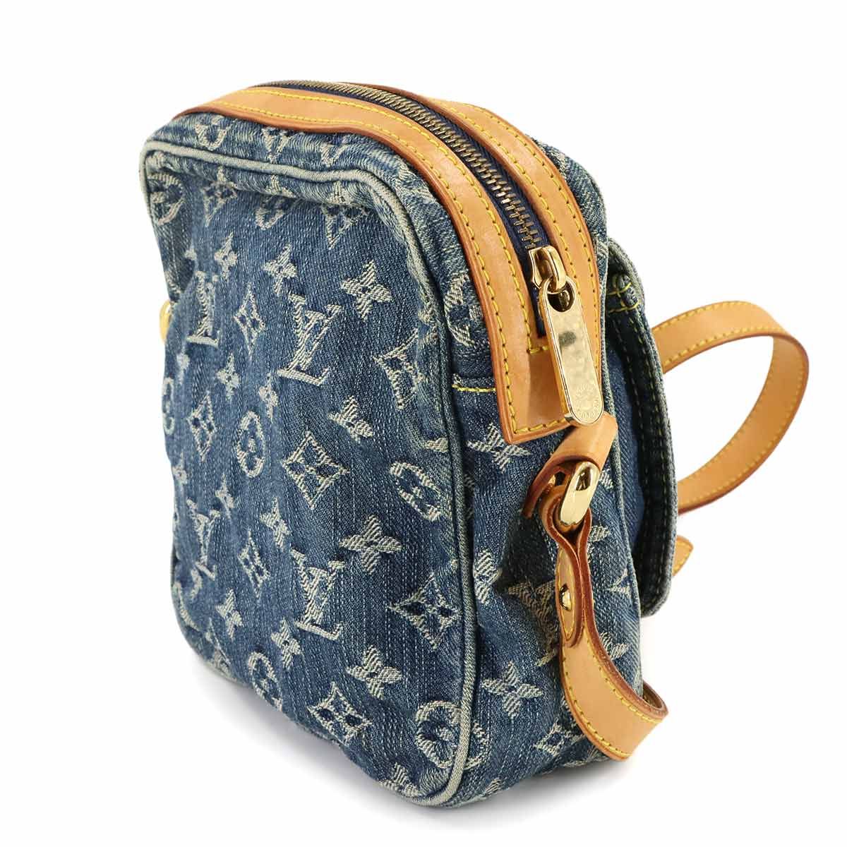 ルイ ヴィトン LOUIS VUITTON モノグラム デニム カメラ バッグ 
