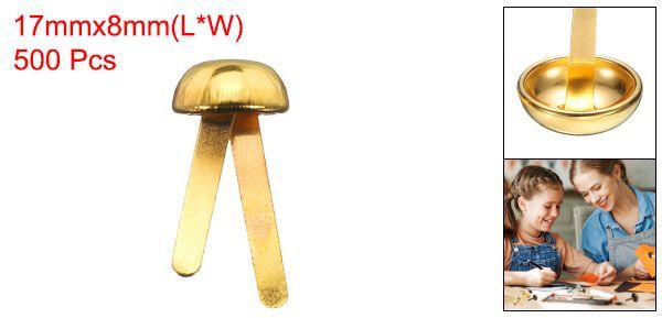 uxcell 割りピン 割鋲 8 x 17mm 約500個 DIY アクセサリー クラフト