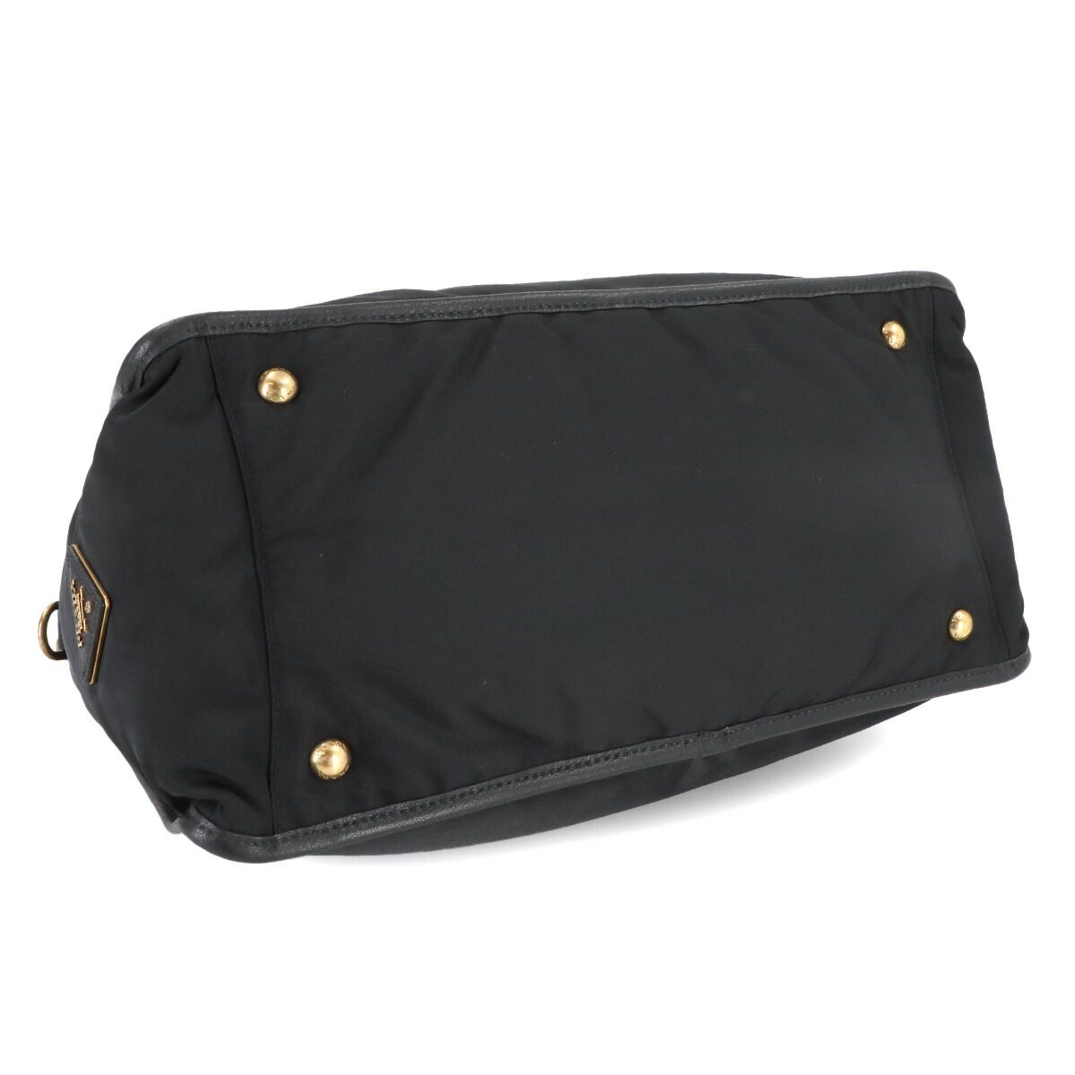 美品 プラダ PRADA 2way トート ショルダー バッグ ナイロン レザー