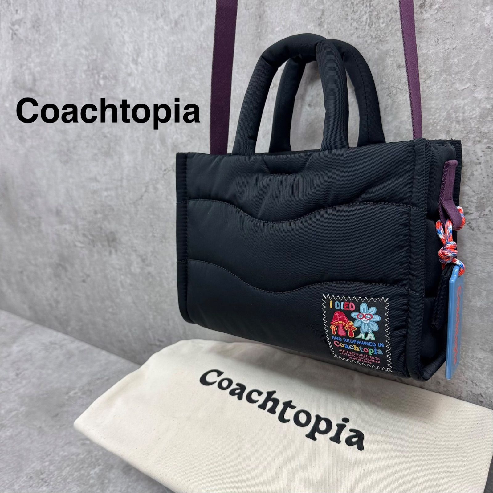 極美品】Coachtopia コーチトピア ループ ミニ トート リサイクル