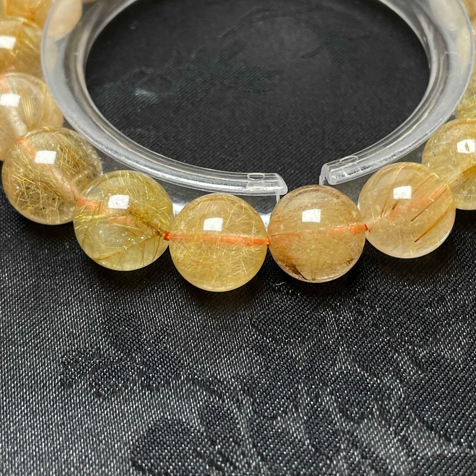 10%OFF 天然石☆【55Aビーナスルチルクォーツ】☆ブレスレット 天然石 
