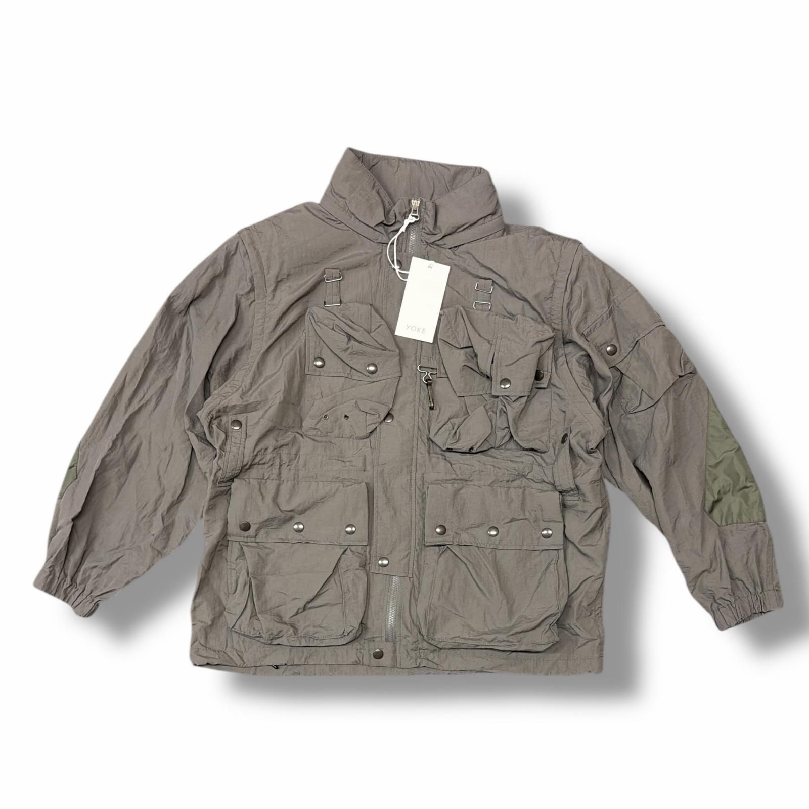 参考上代74800円 未使用 YOKE 25SS NYLON MULTI POCKETS DETACHABLE 