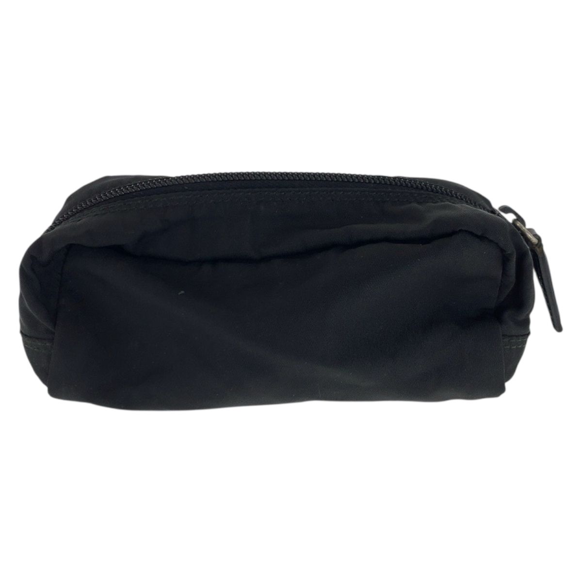 PRADA プラダ テスート 三角ロゴプレート ブラック 黒 シルバー金具