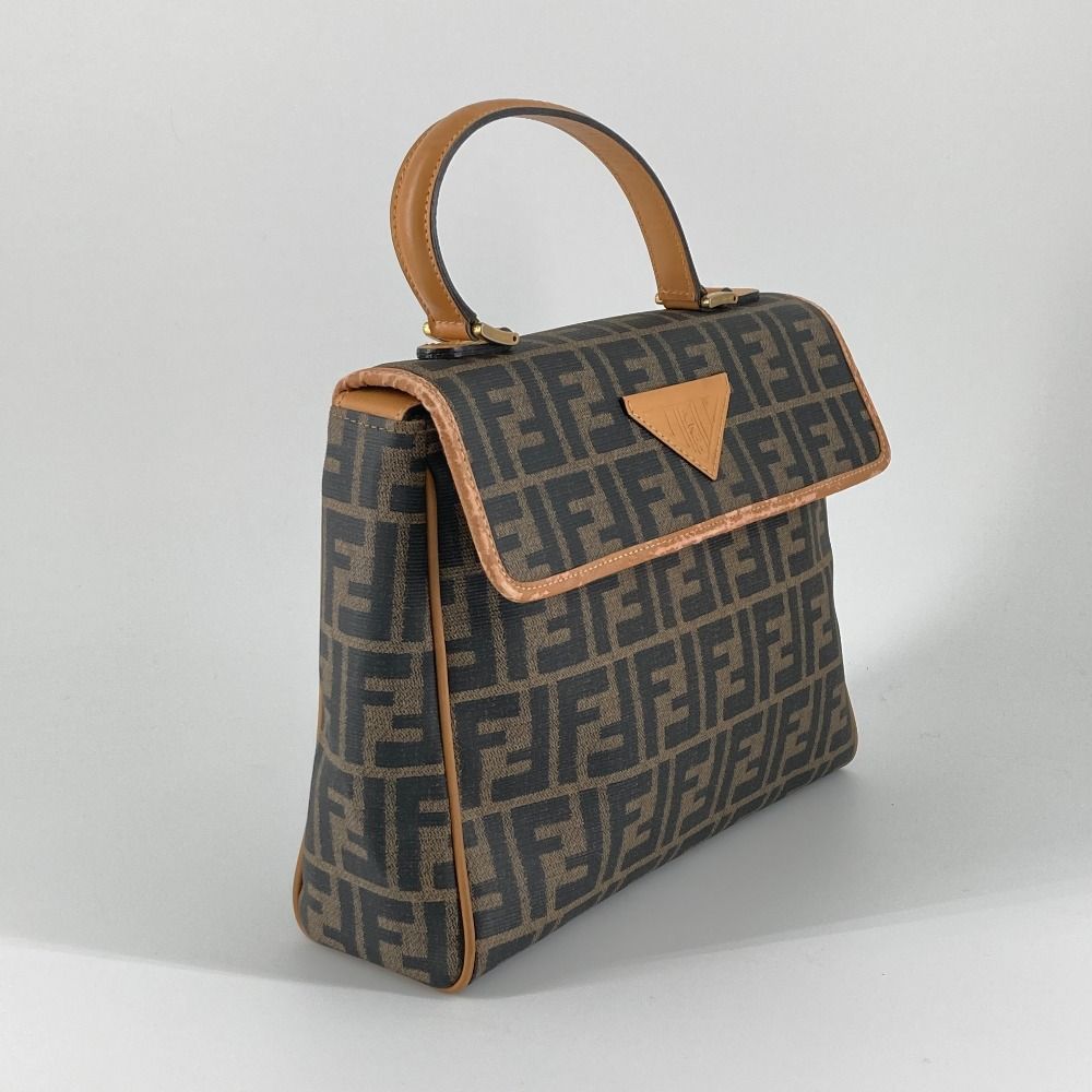 FENDI（フェンディ） ズッカ柄 ハンドバッグ ブラウン - メルカリ