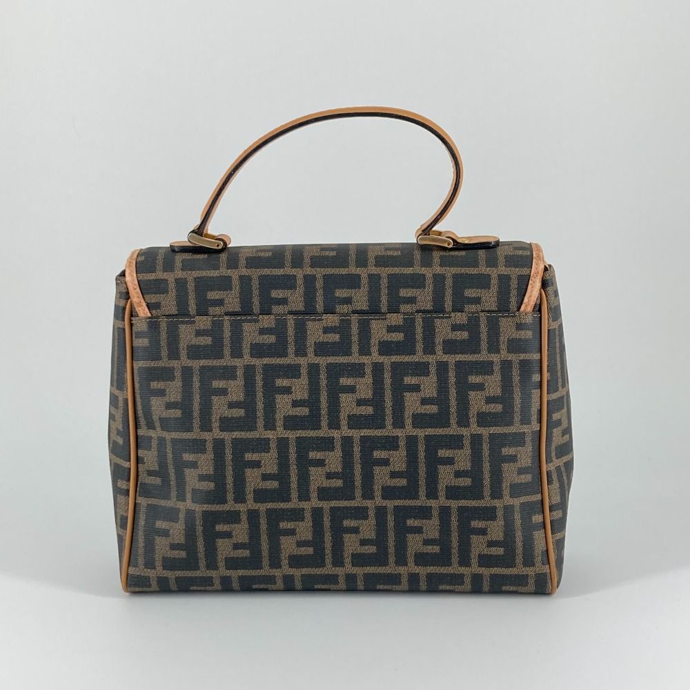 FENDI（フェンディ） ズッカ柄 ハンドバッグ ブラウン - メルカリ