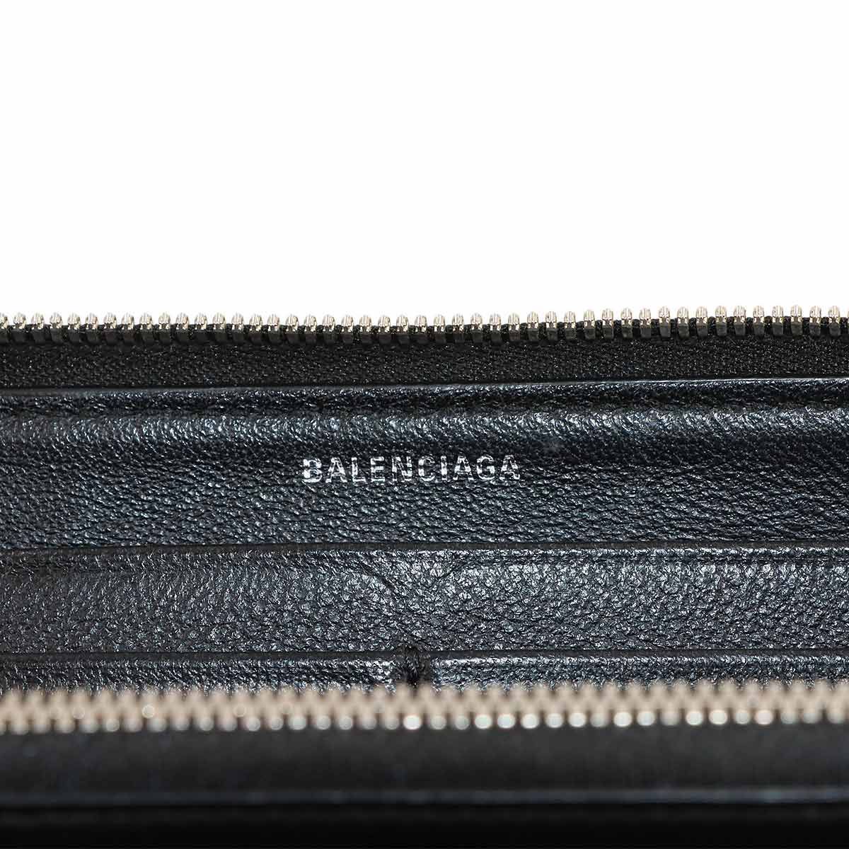 新品未使用　バレンシアガ ラウンドファスナー 長財布 エブリデイ 黒 バレンシアガ BALENCIAGA エブリデイ ラウンドファスナー 長財布