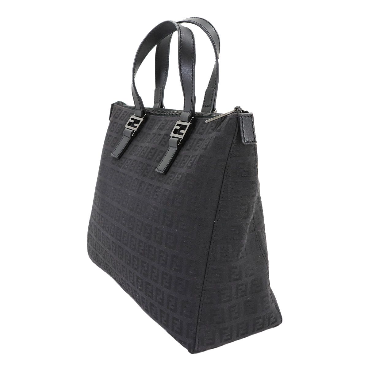 新品同様 フェンディ FENDI ズッキーノ トート バッグ キャンバス