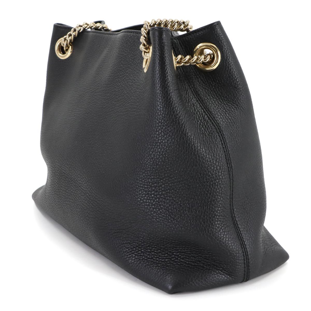 新品同様 グッチ GUCCI インターロッキングG ソーホー チェーン トート