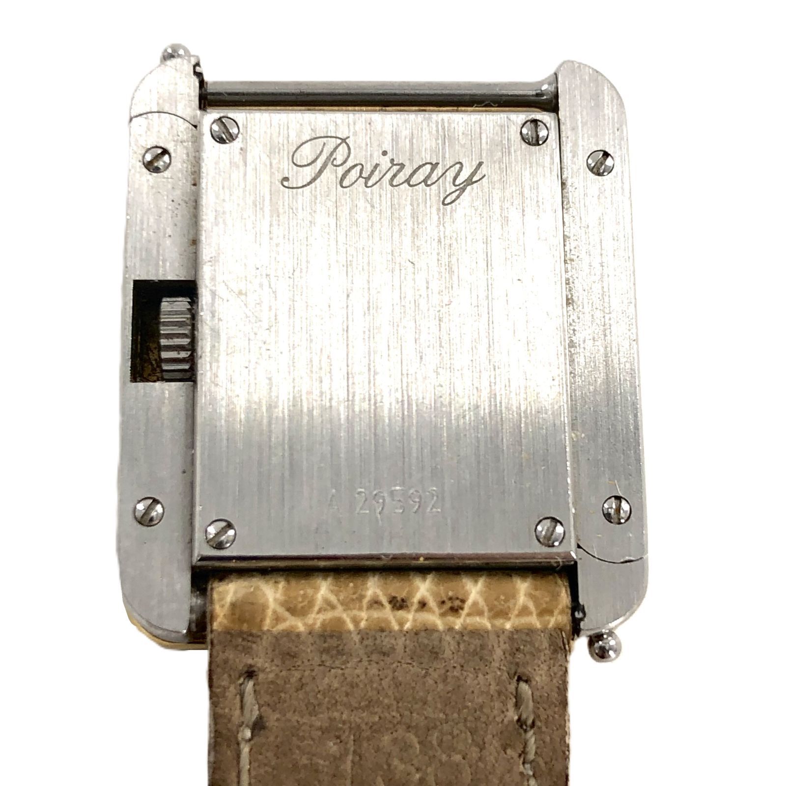 Poiray ポアレ MA PREMIÈRE マ・プルミエ SS/QZ ホワイト文字盤