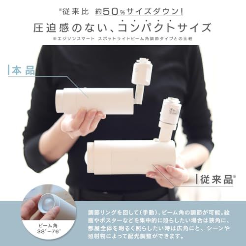  エジソンスマート ミニスポットライト ダクトレール用|ホワイト Alexa対応 スマートライト スマート照明 RST-TL 167 WH 3 cfead 58 その他 キッチン 食器