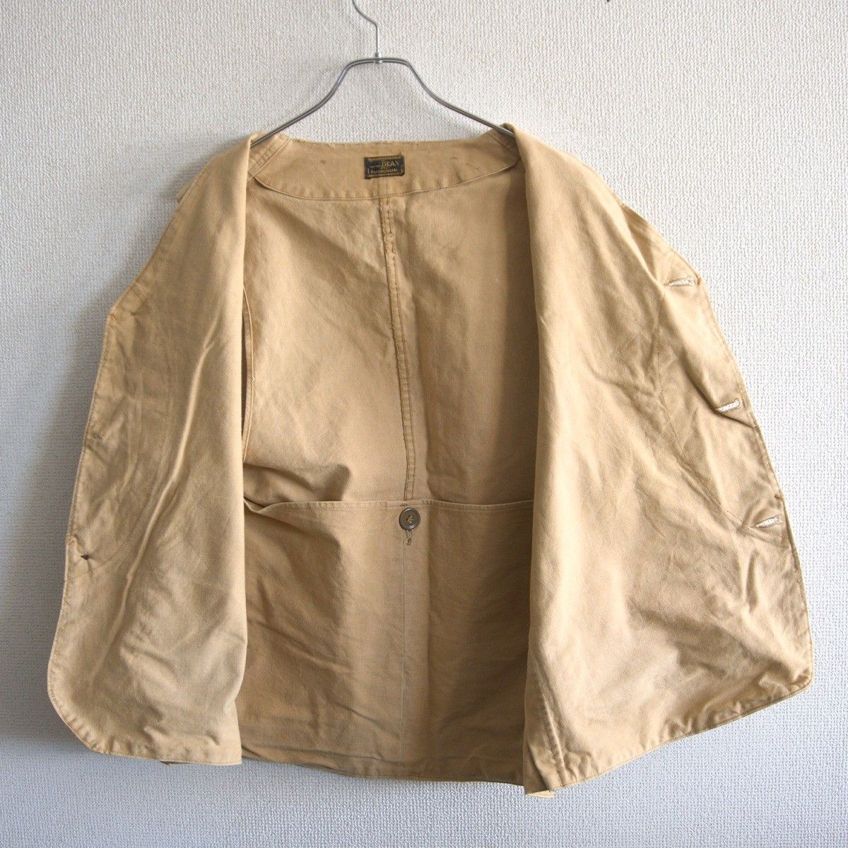 30S】 L.L.BEAN 【HALF MOON HUNTING VEST】 30年代 ハーフムーン