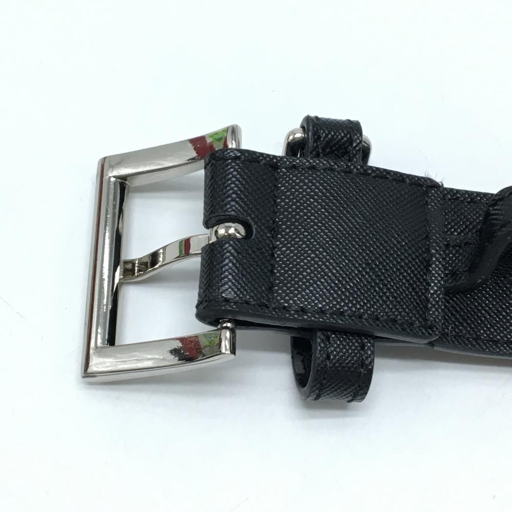 美品】パーリーゲイツ ウエストポーチ 黒×白 ニコちゃん 韓国モデル