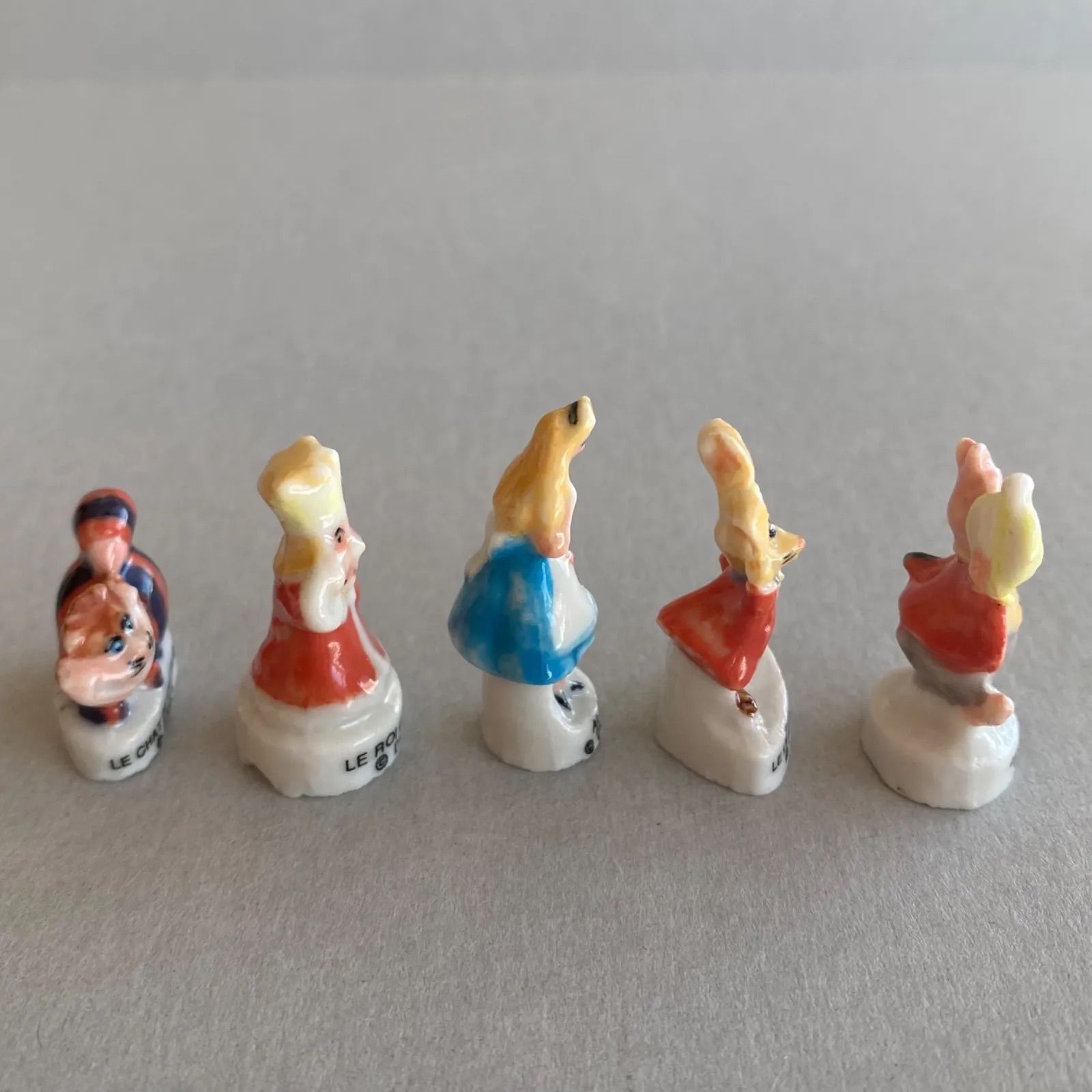 不思議の国のアリスのフェーブ 10点セット／フランス雑貨／陶器