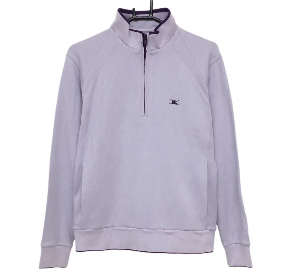 バーバリーゴルフ ハイネックトレーナー ライトパープル×パープル