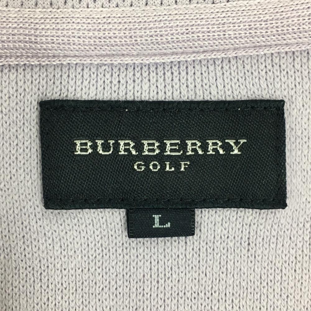 バーバリーゴルフ ハイネックトレーナー ライトパープル×パープル