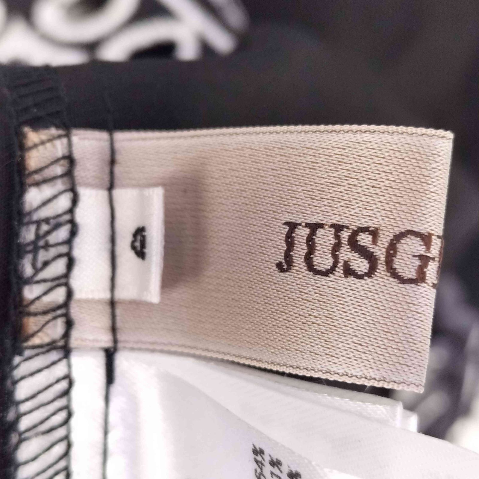 ジャスグリッティー JUSGLITTY 配色 カットワーク ブラウス レディース