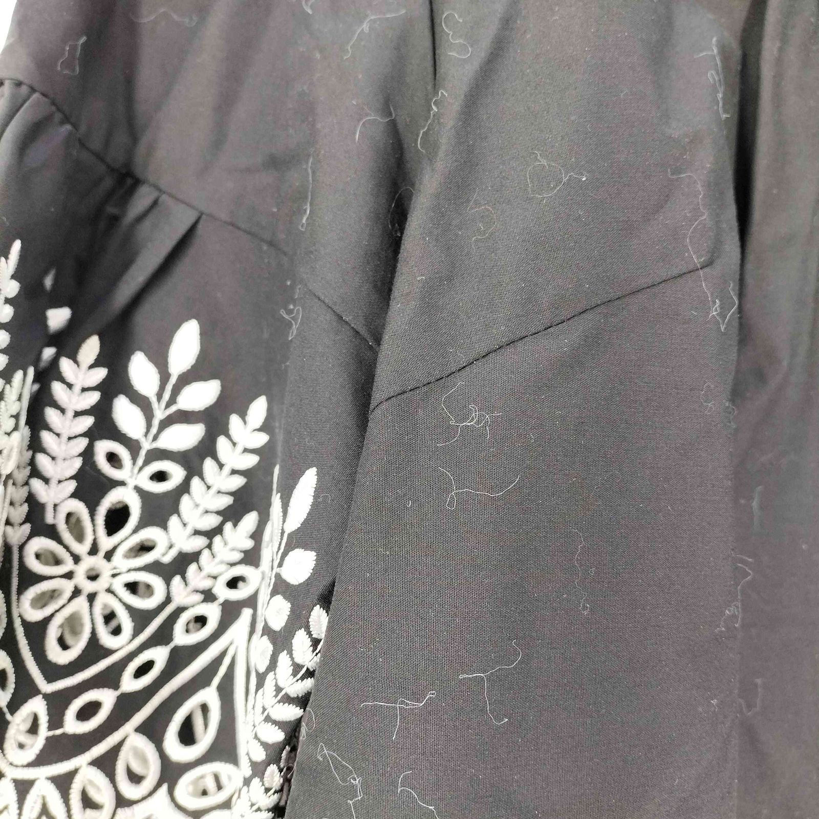 ジャスグリッティー JUSGLITTY 配色 カットワーク ブラウス レディース