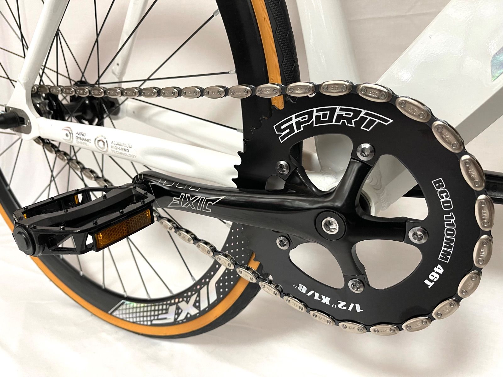 新品・未使用】送料無料 JIXF ピストバイクFIXED GEAR（死飛）AT-7 SFT