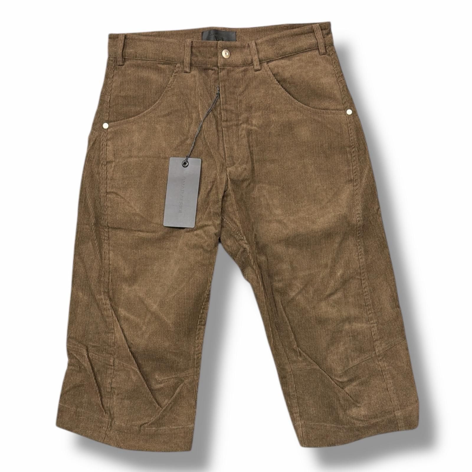 参考上代85800円 未使用 Omar Afridi KNEE DARTED FLARE SHORTS