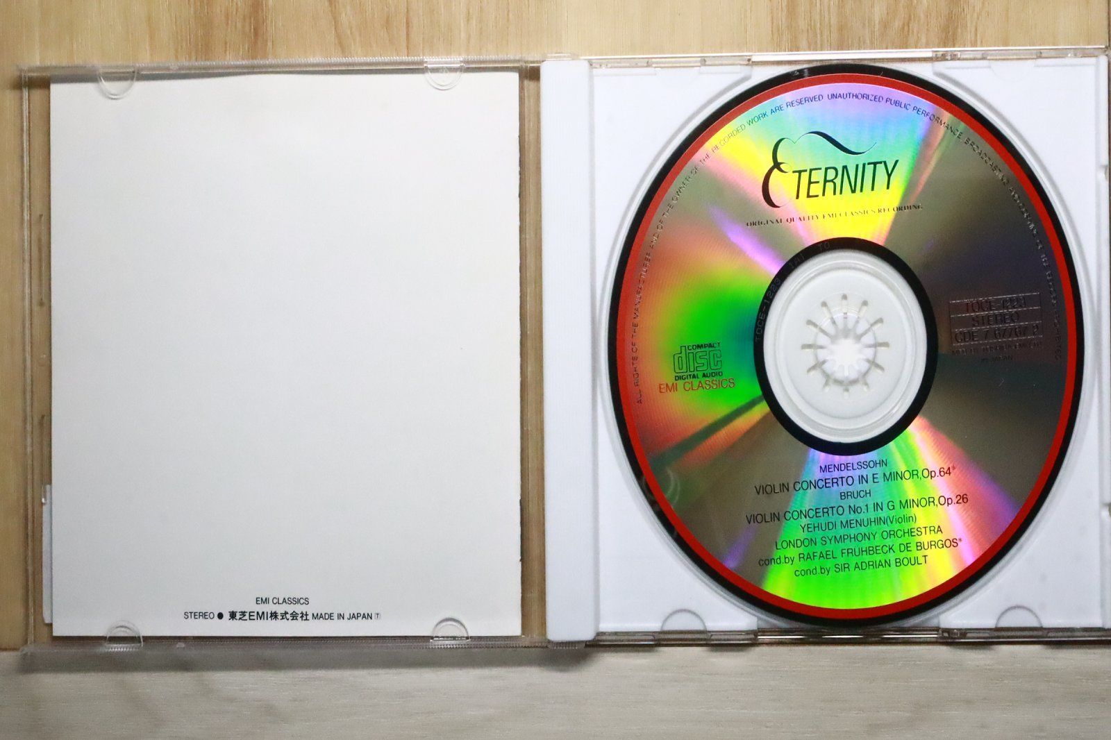 国内盤CD☆ユーディ・メニューイン/Yehudi Menuhin□ バイオリン協奏曲
