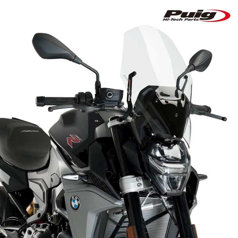 送料無料，新作 Puig 22489W NEW GENERATION TOURING [CLEAR] BMW F900R (20-25) プーチ NKスクリーン ツーリング カウル・フェンダー