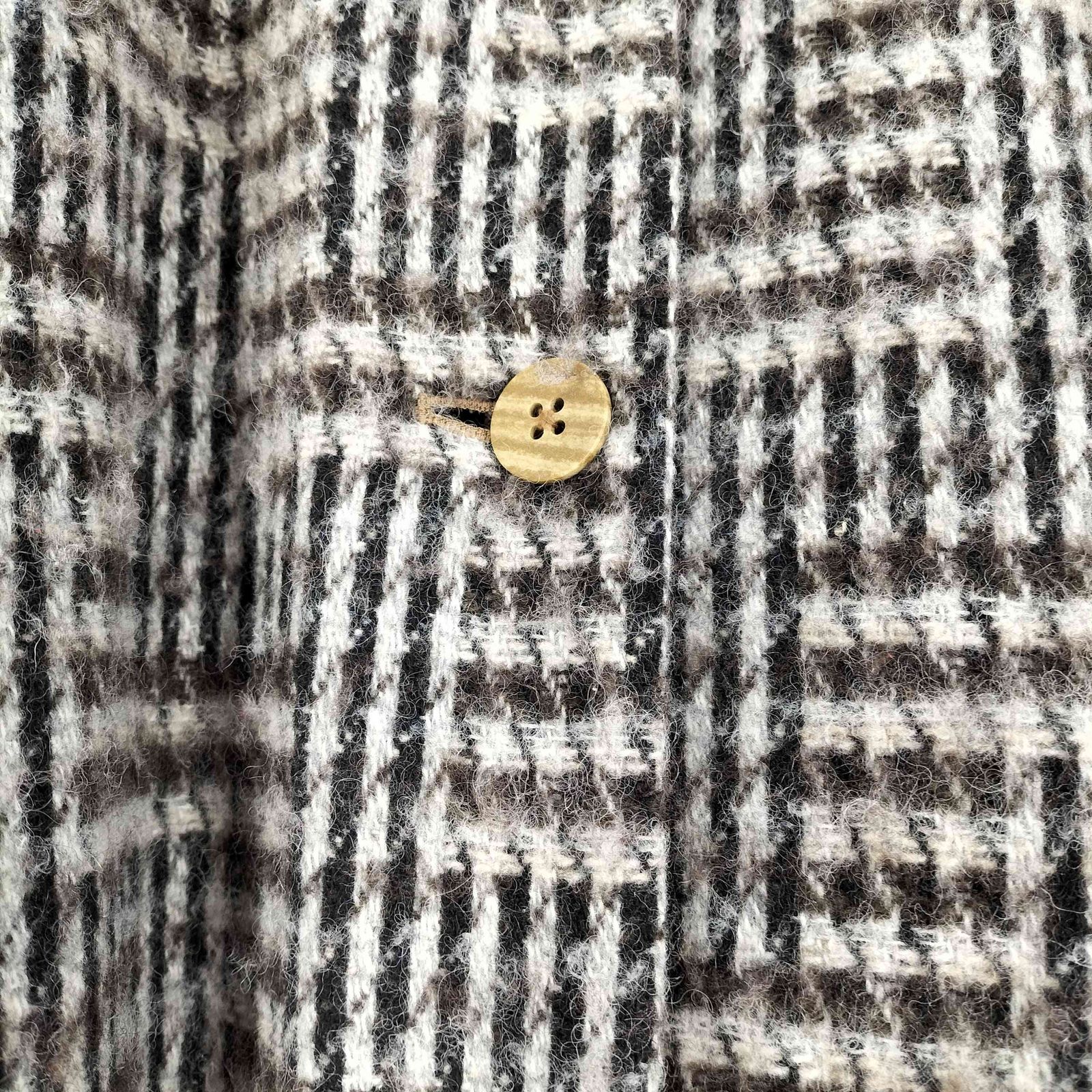 コットンハウスアヤ Cotton House Aya 総柄 ウールナイロン ビッグ