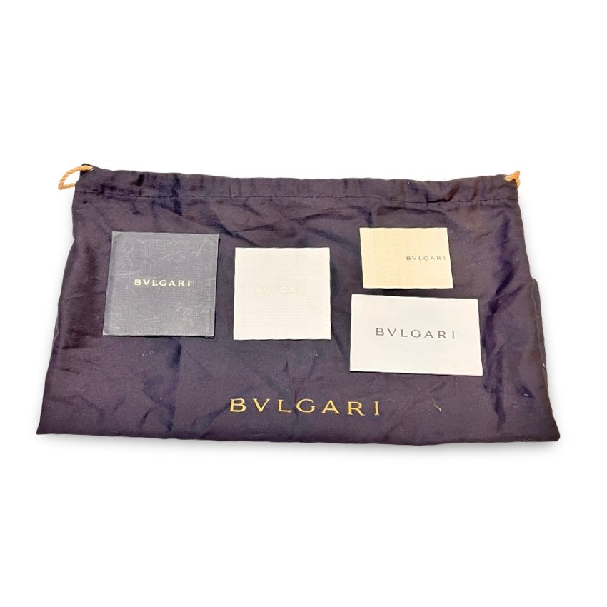 BVLGARI ブルガリ ミレリゲ ロゴプレート レザー ショルダーバッグ