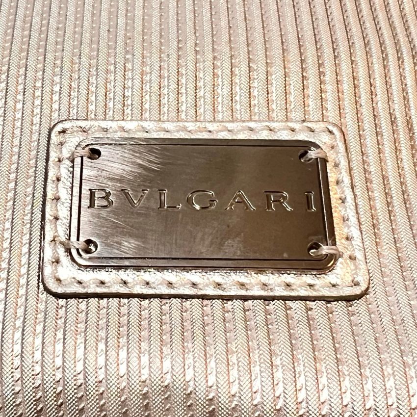 BVLGARI ブルガリ ミレリゲ ロゴプレート レザー ショルダーバッグ