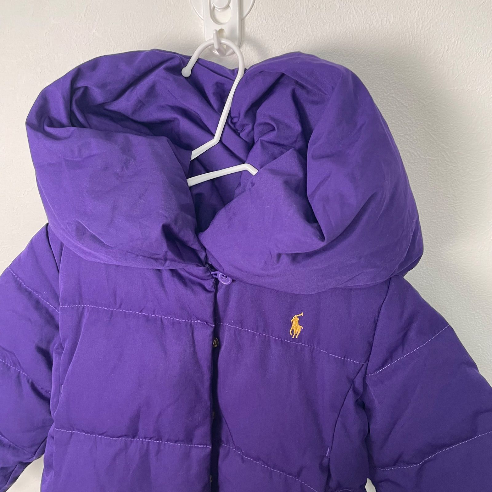 ポロラルフローレン キッズ ダウンジャケット パープル 100 110