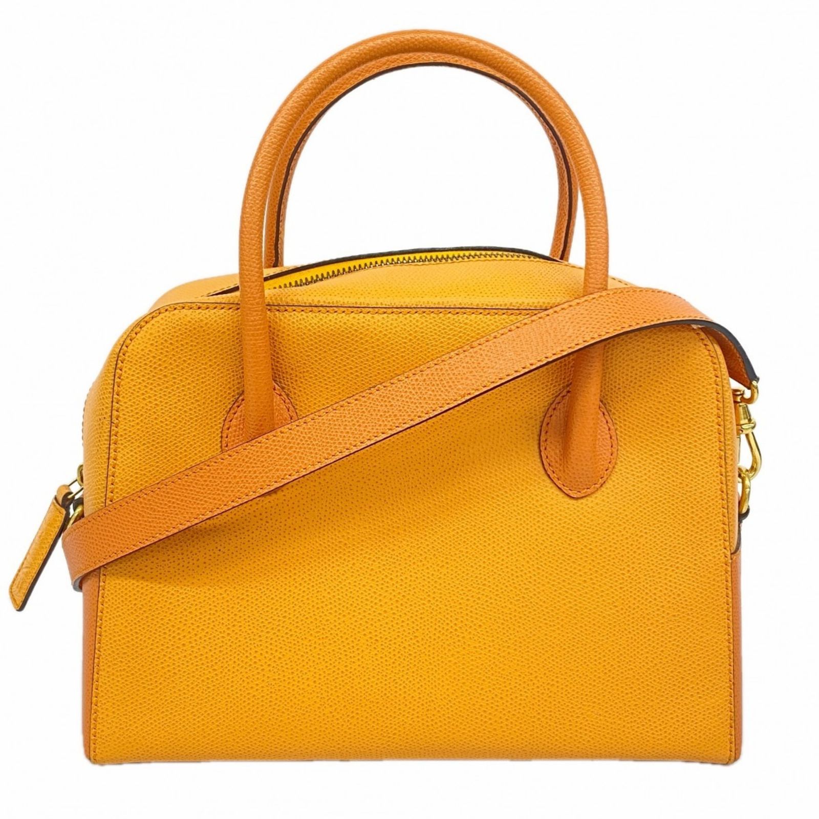 セリーヌ(Celine) セリーヌ ハンドバッグ レザー オレンジ 2wayバッグ