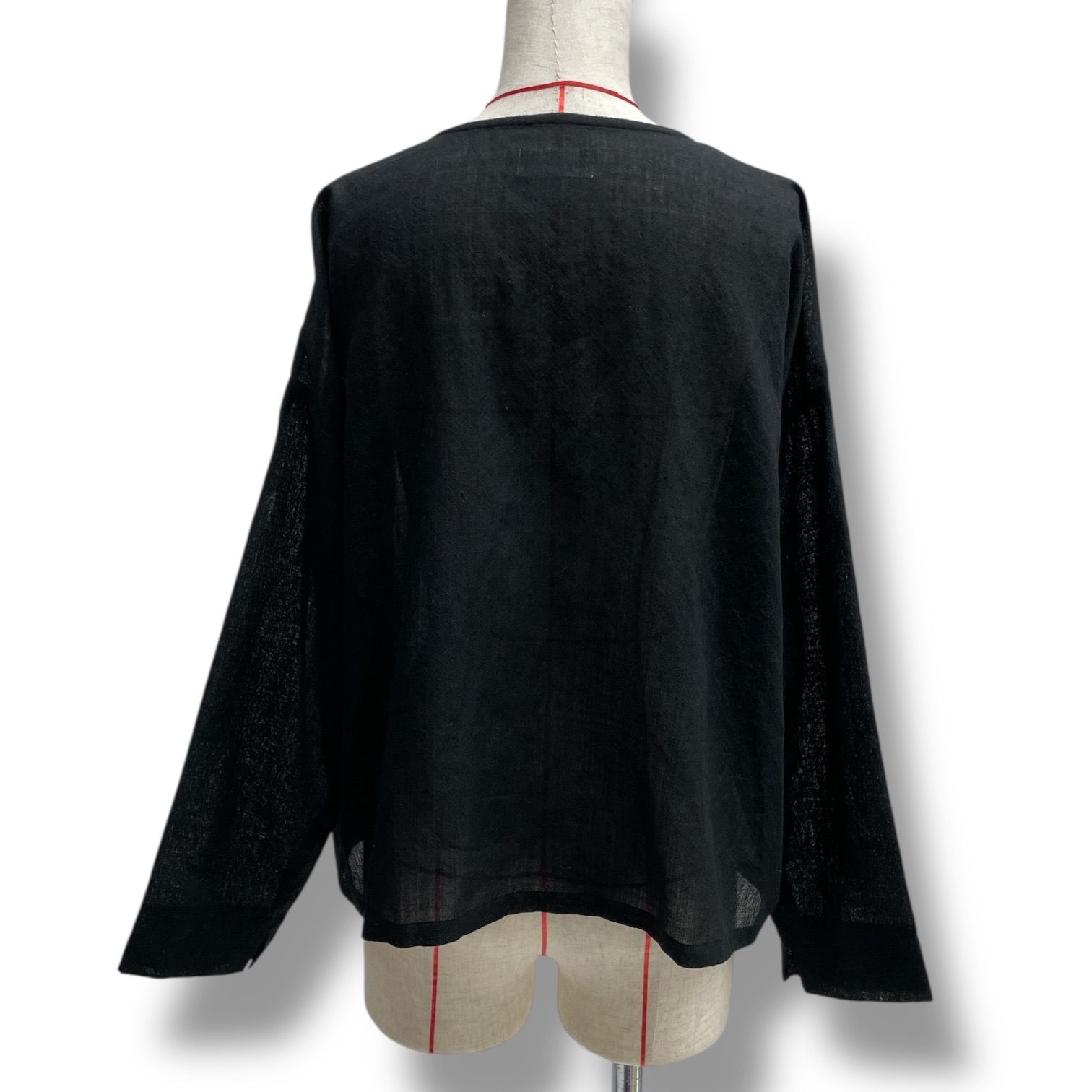 羽織り　HUIS HUIS. ハウス ウォッシャブルウール ショートカーディガン トップス