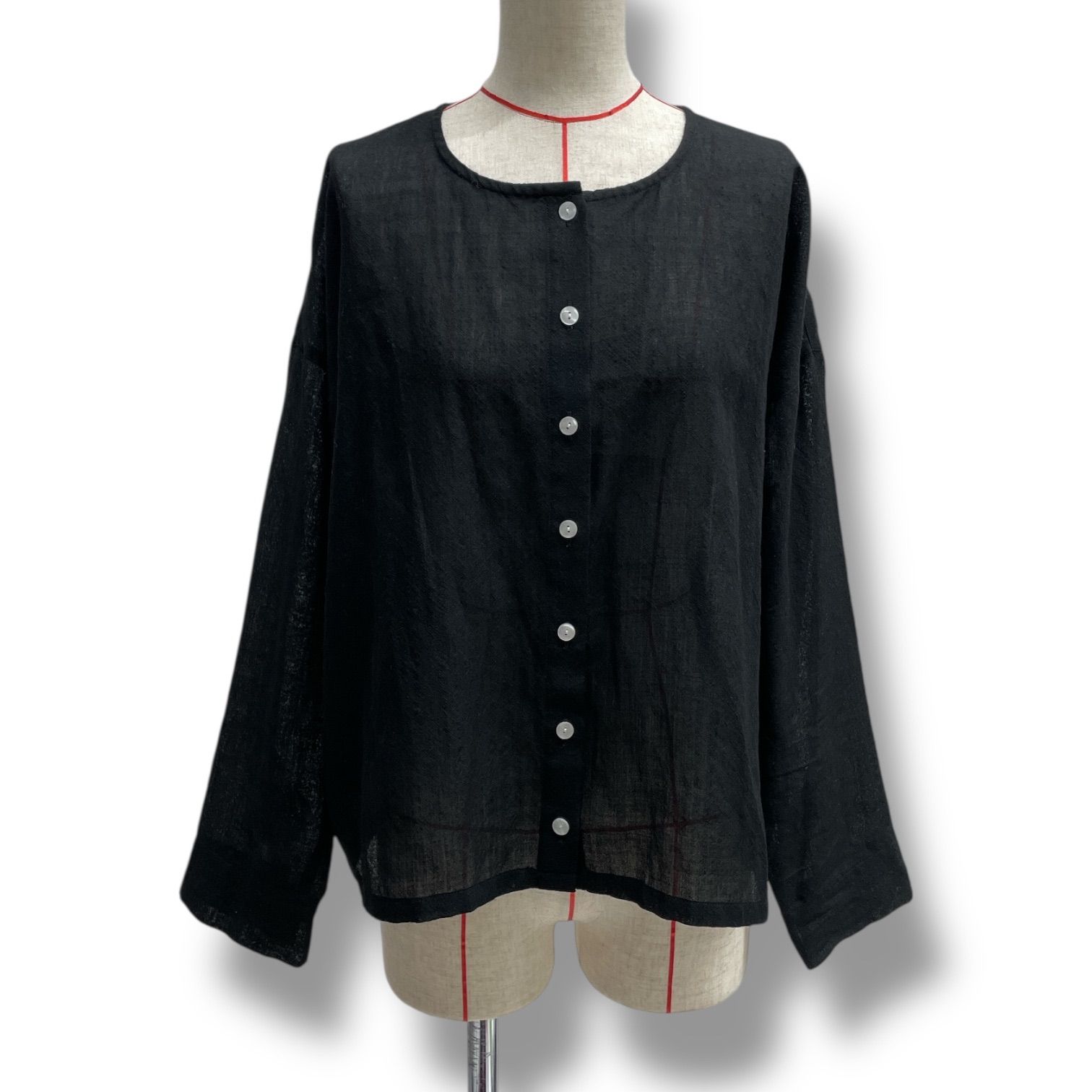 HUIS. ハウス ウォッシャブルウール ショートカーディガン トップス