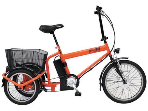 TRUSCO トラスコ中山 電動アシストノーパンク三輪自転車 ハザードランナー トライアシスト” 8539