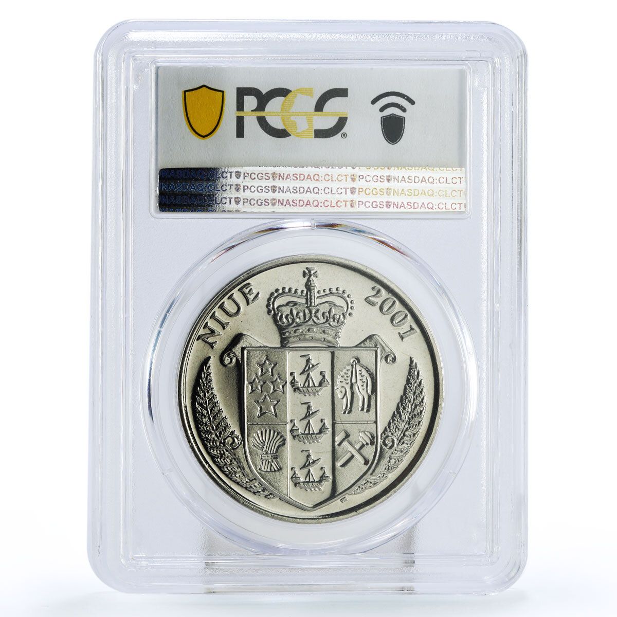 ニウエ 1ドル ポケモン ニャース MS66 PCGS 銅ニッケル貨幣 2001年