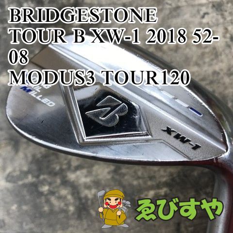 狭山□【中古】 ウェッジ ブリヂストン TOUR B XW-1 2018 52-08 MODUS3
