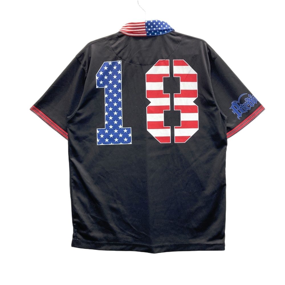 【極美品‼️】BIRDIE HUNT バーディハント ゴルフシャツ　XXXL サイズ：LL BIRDIE HUNT バーディーハント 半袖ポロシャツ ブラック系